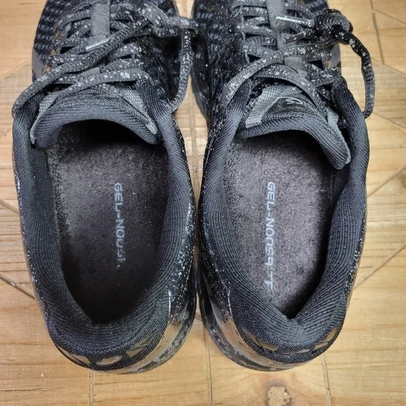 Asics Gel Noosa Tri 11 Mens Size 10.5 Triple Black T626Q Running‎ Athletic Shoes